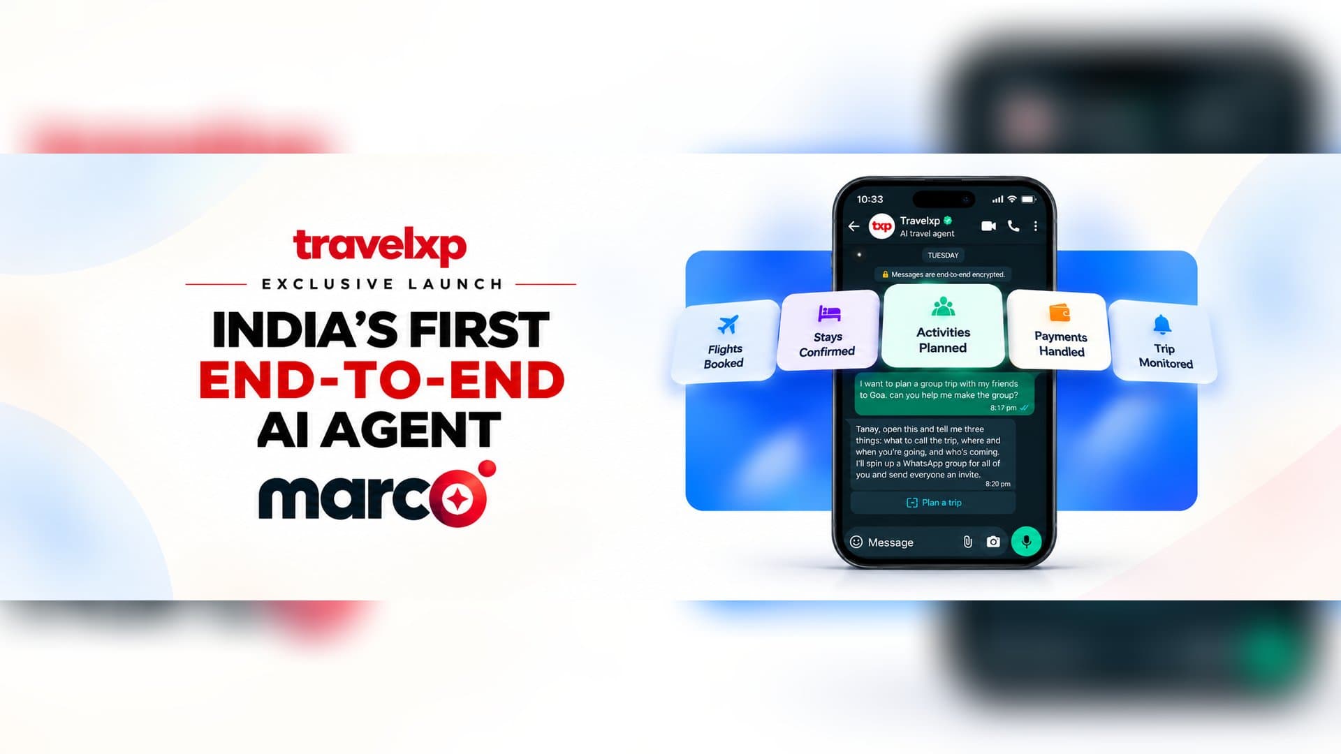 Travelxp Launches Marco, India's First Travel AI Agent That Can Book and Pay for Trips - EIN Presswire